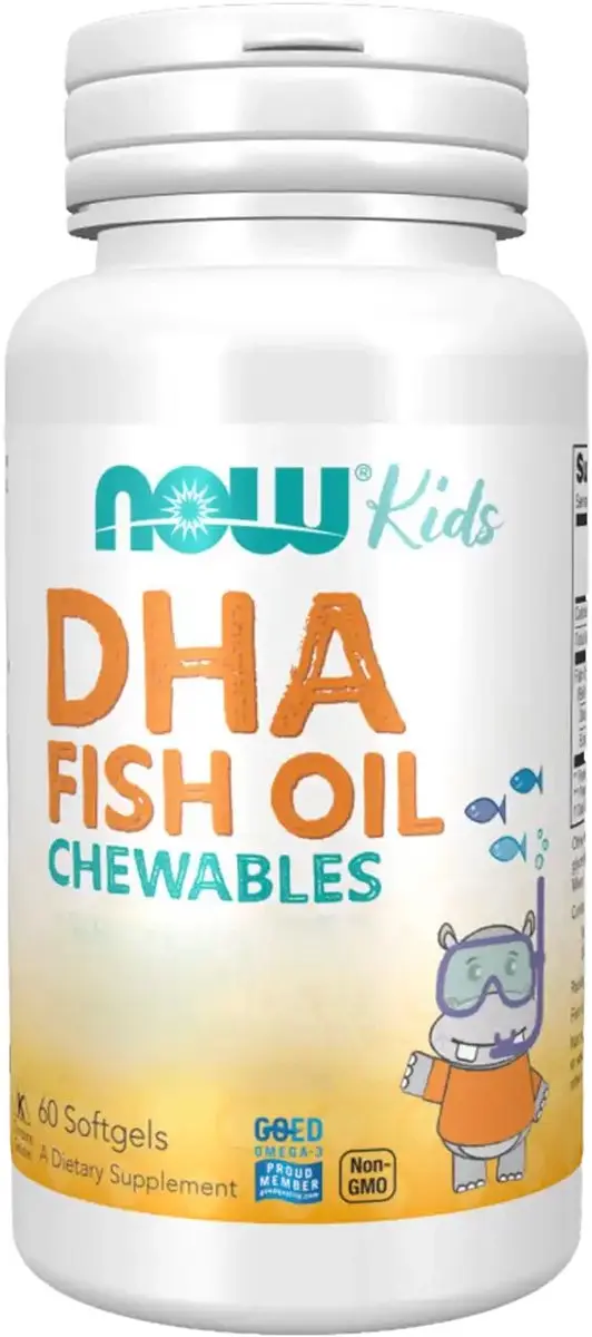 Now Foods DHA-100 Visolie Kauwtabletten