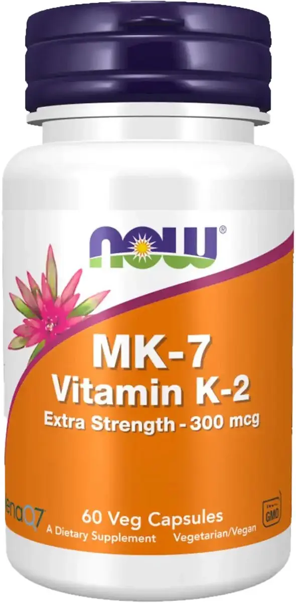 Now Foods MK-7 Vitamine K-2 300mcg 60 Vcaps