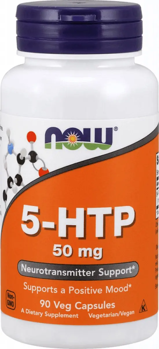 Now Foods 5-HTP 50mg - 90 Stuks