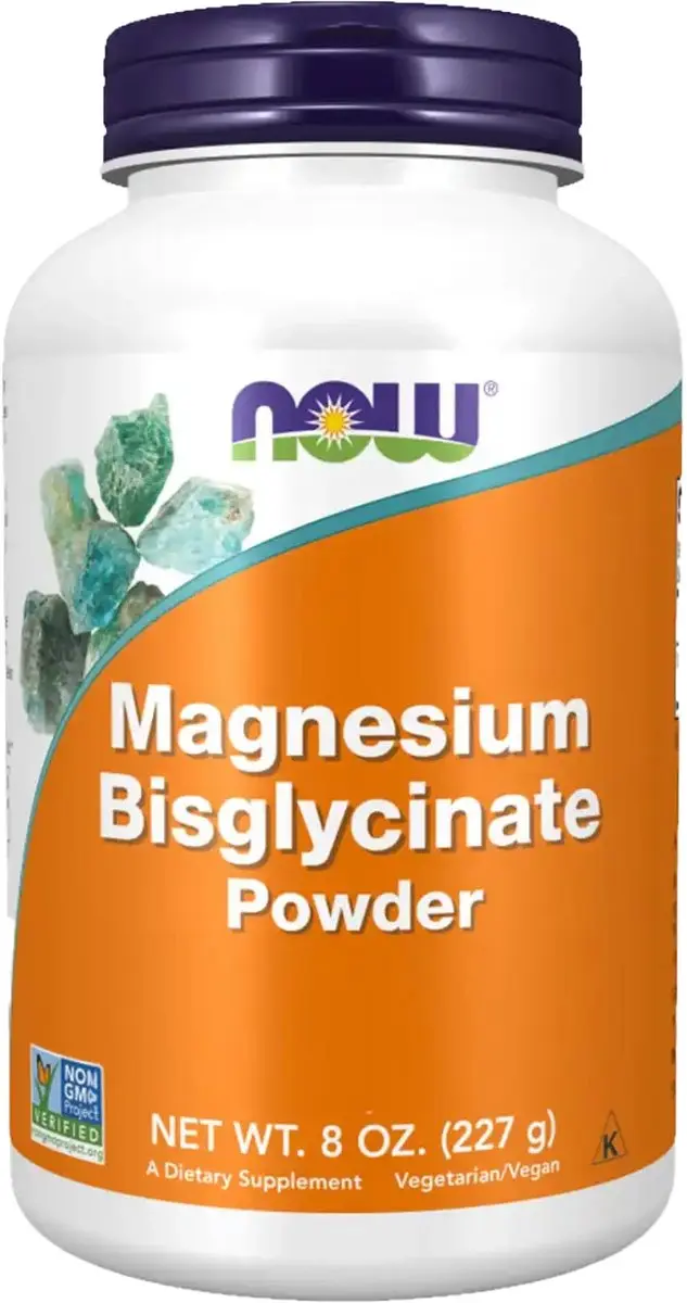 Now Foods Magnesium Bisglycinate Poeder 227g