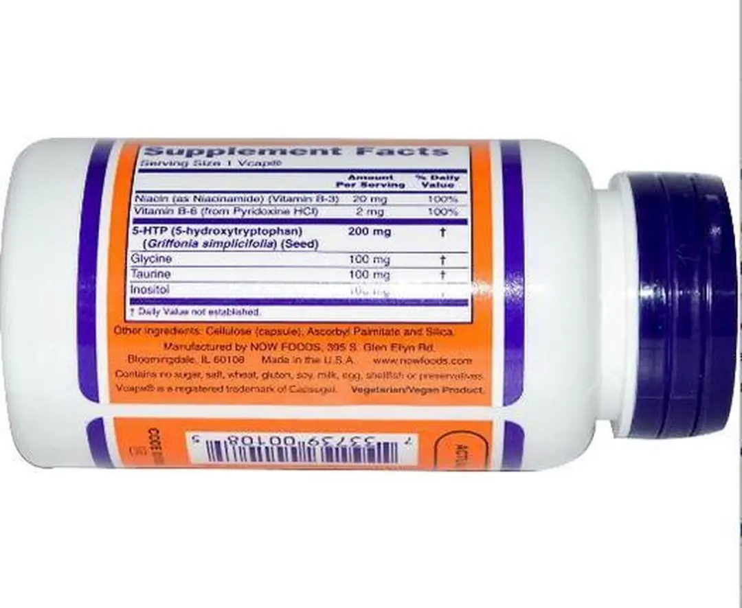 Now Foods 5-HTP 200mg - 60 Vcaps