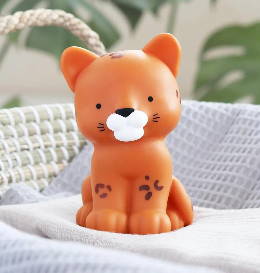 A Little Lovely Company Luipaard Kinderlamp - 3x AAA - Babykamer