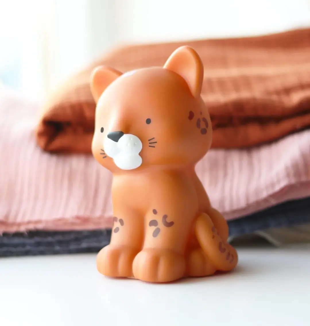 A Little Lovely Company Luipaard Kinderlamp - 3x AAA - Babykamer