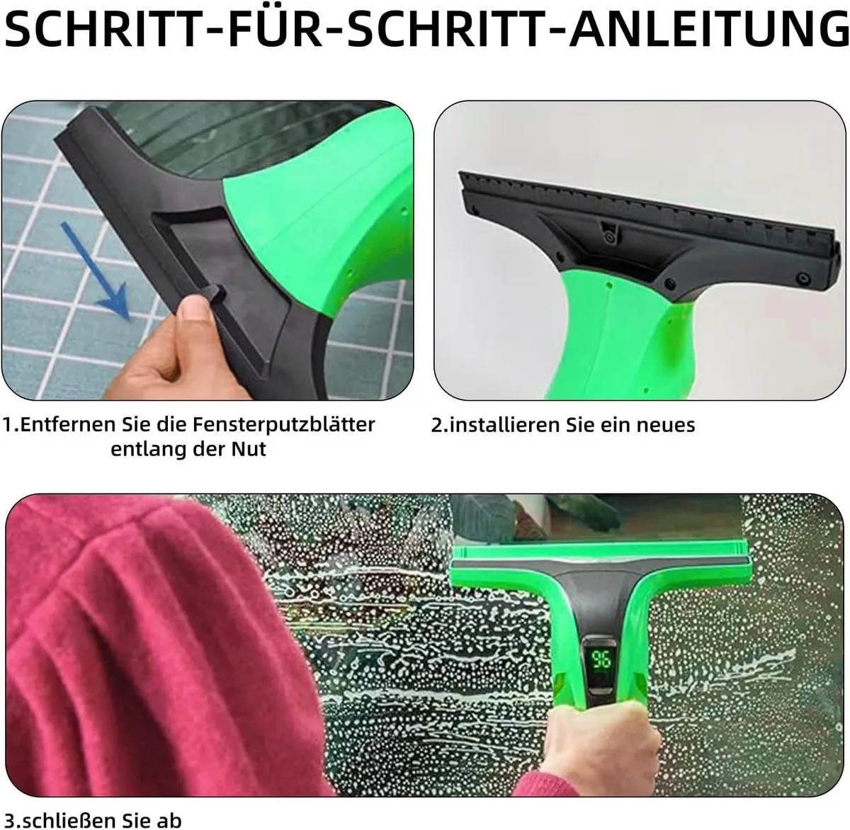 Kärcher Microvezel Dweilhoezen & Liptrekkers - 5 Stuks - Geel/Wit/Zwart