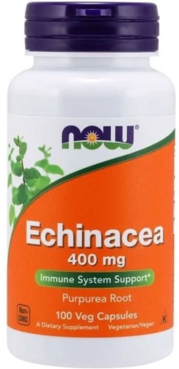 Now Foods Echinacea 400mg 100 Caps