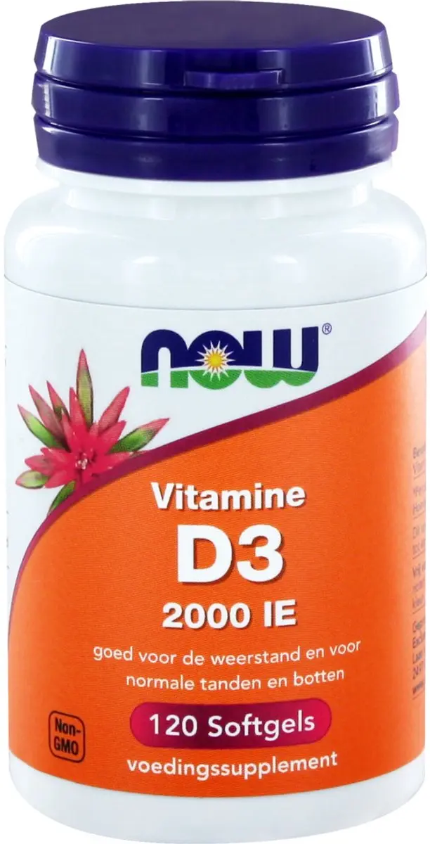 Now Foods Vitamine D3 2000IE 120 Softgels