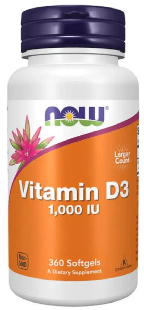 Now Foods Vitamine D3 1000 IU