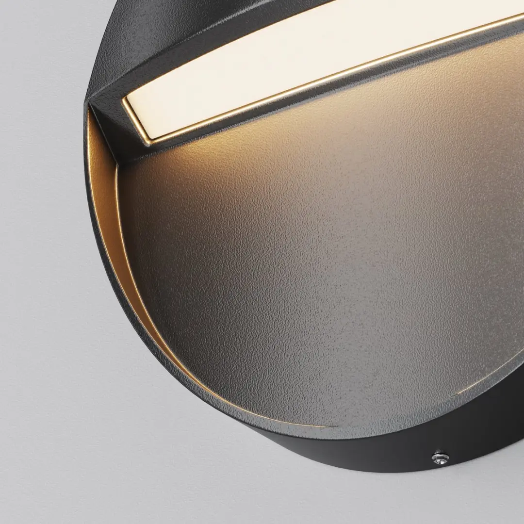 Maytoni Outdoor Mane Verlichting Trappen - Ø12cm - Zwart