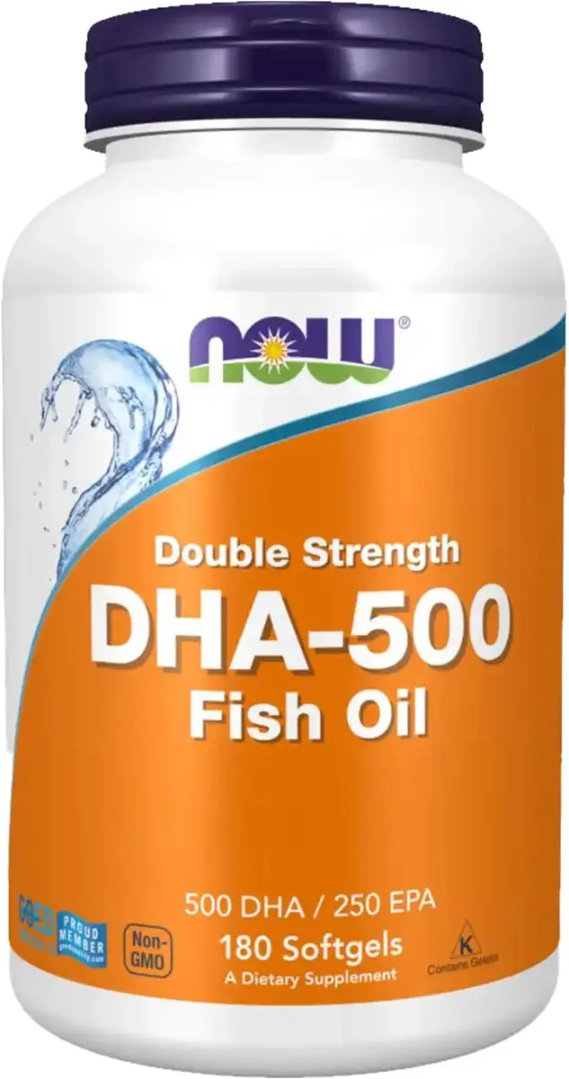 Now Foods DHA-500 180 Softgels