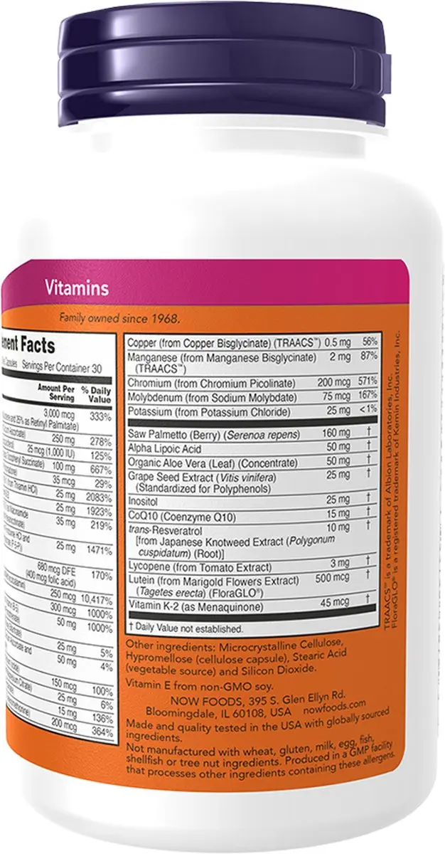 Now Foods ADAM Superior Men's Multi - 90 Vcaps