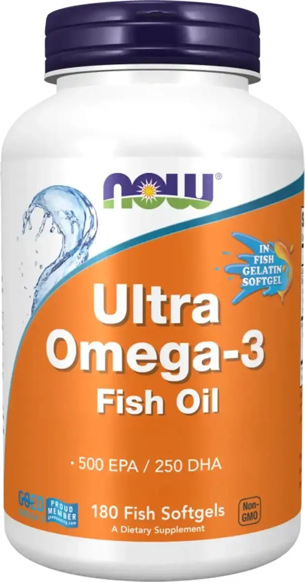 Now Foods Ultra Omega-3 Visgelatine 180 Softgels
