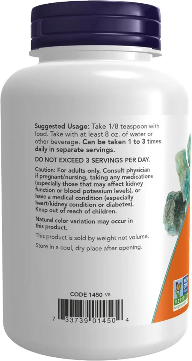 Now Foods Kaliumchloride Poeder 227g