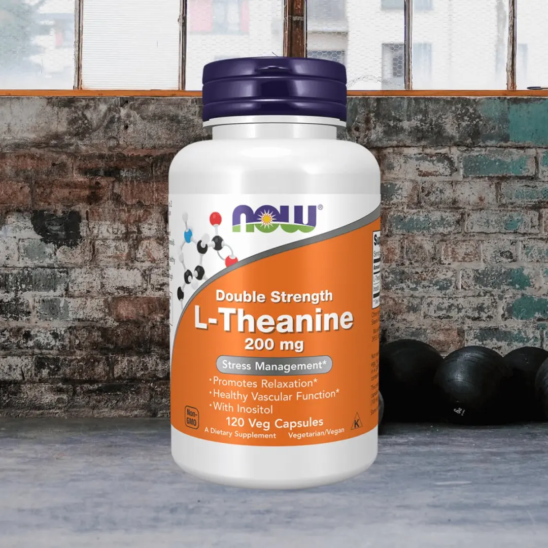 Now Foods L-Theanine 200mg 120 Vcaps