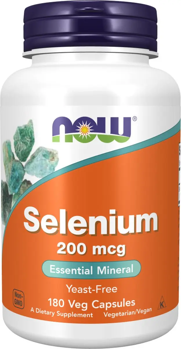 Now Foods Selenium 200mcg 180 Vcaps