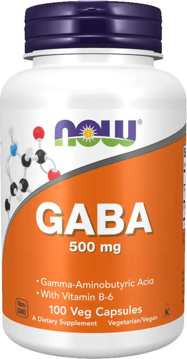 Now Foods GABA 500mg Capsules