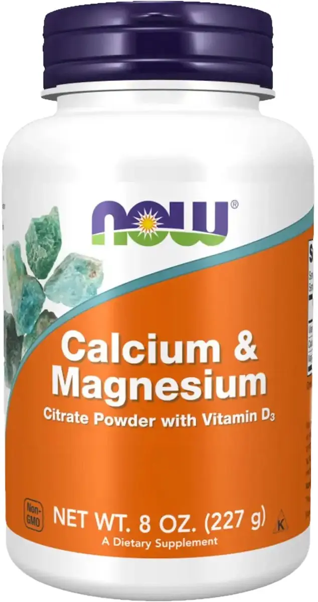 Now Foods Calcium & Magnesium Poeder 227g