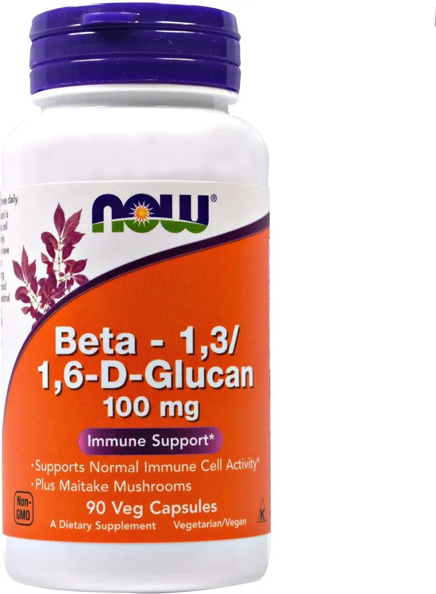 Now Foods Beta 1,3/1,6-D-Glucan 100mg
