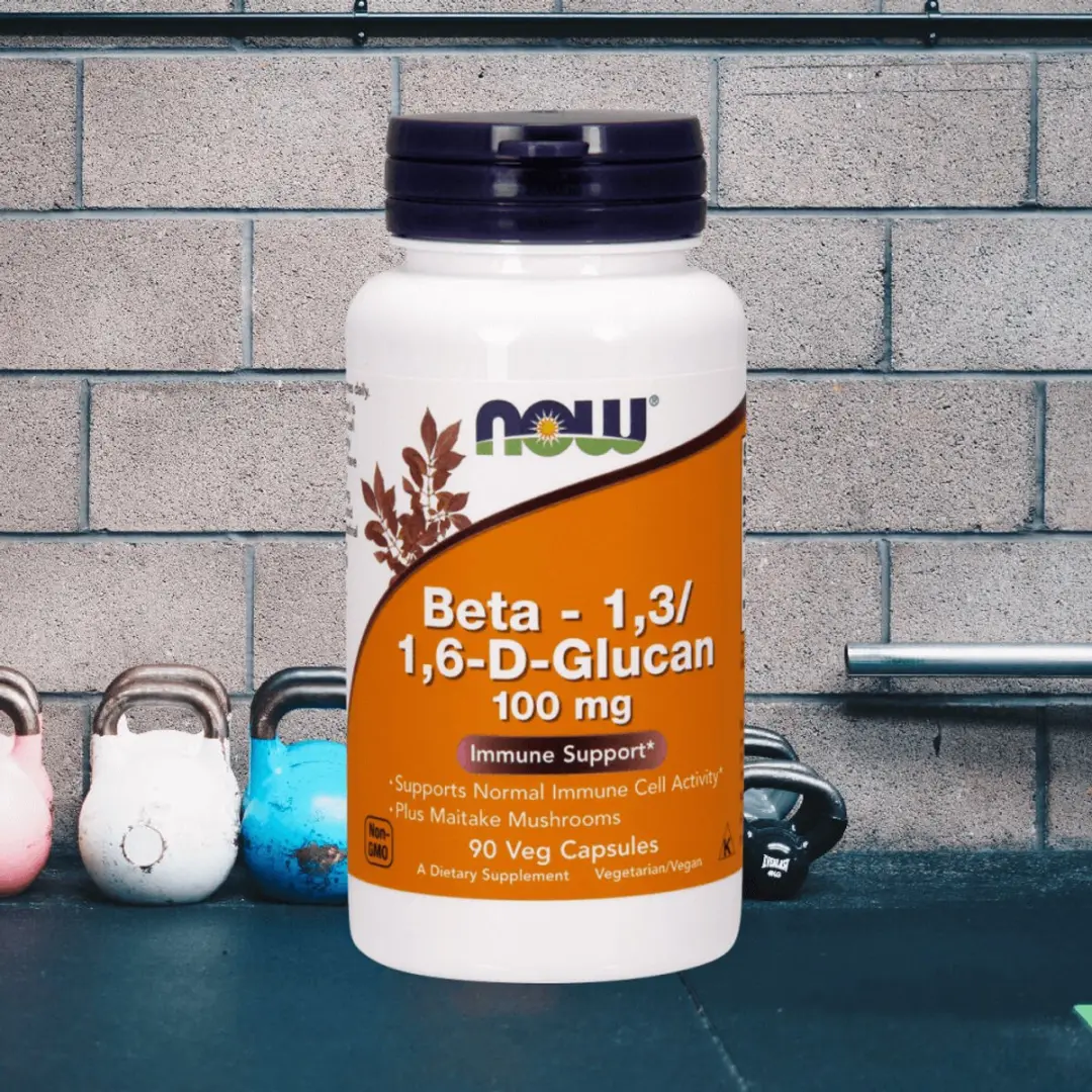 Now Foods Beta 1,3/1,6-D-Glucan 100mg - 90 Stuks