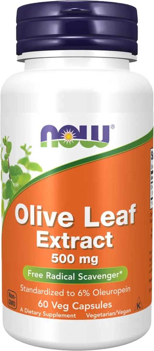 Now Foods Olijfblad Extract 500mg - 60 V-caps