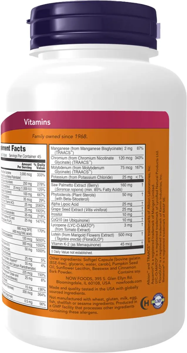 Now Foods ADAM Superior Men's Multi - 180 Softgels