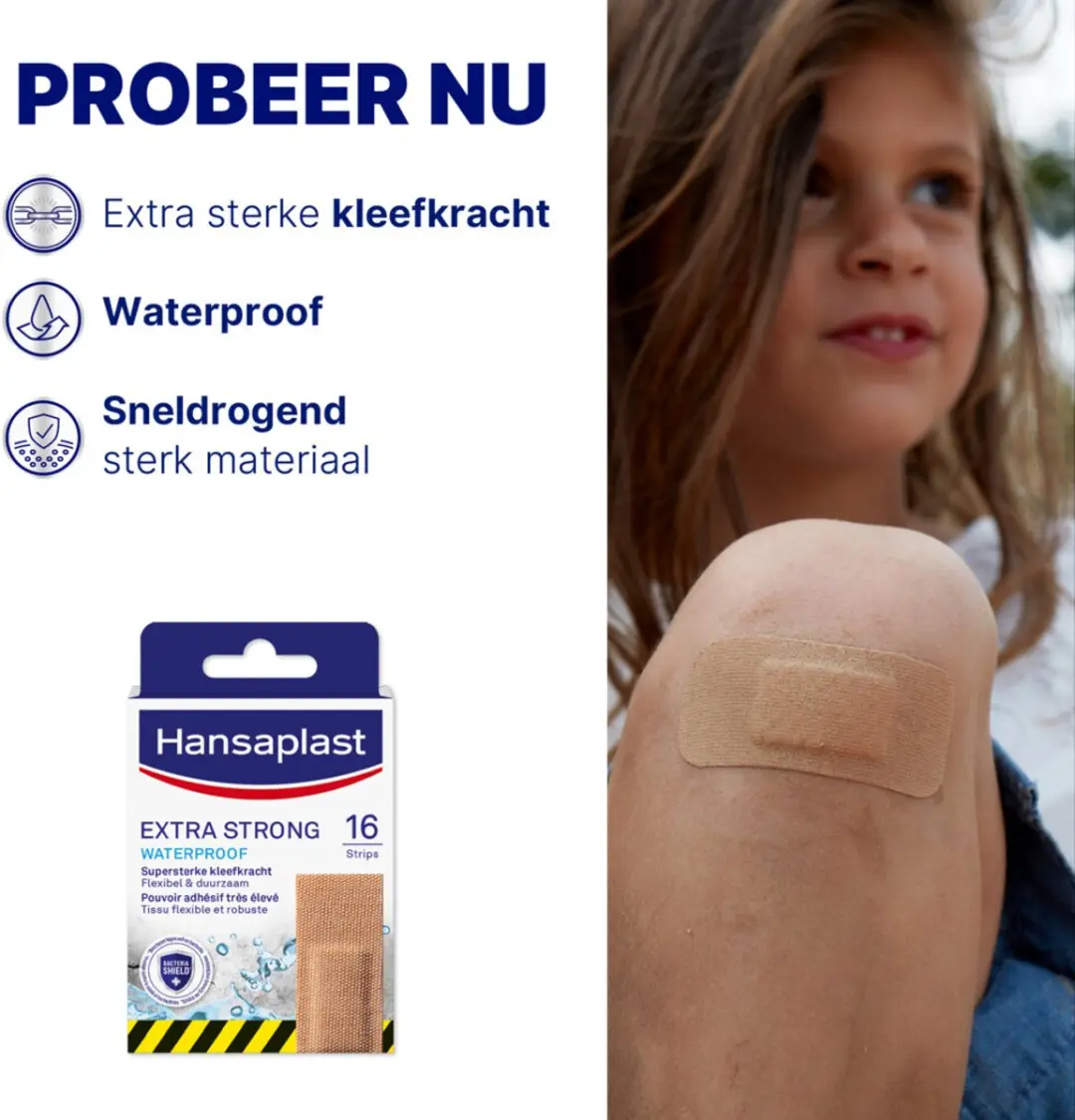 Hansaplast Xtra Strong Waterproof - 32 Stuks