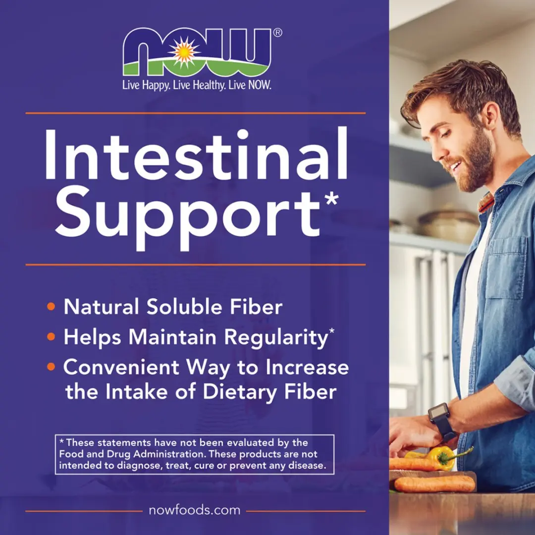Now Foods Psyllium Husk Caps 500mg - 200 Stuks