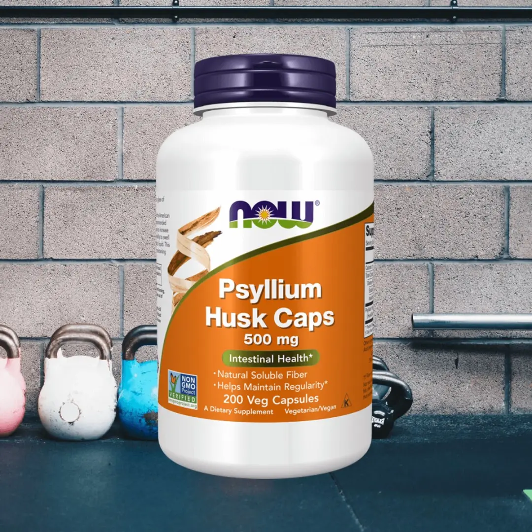 Now Foods Psyllium Husk Caps 500mg - 200 Stuks