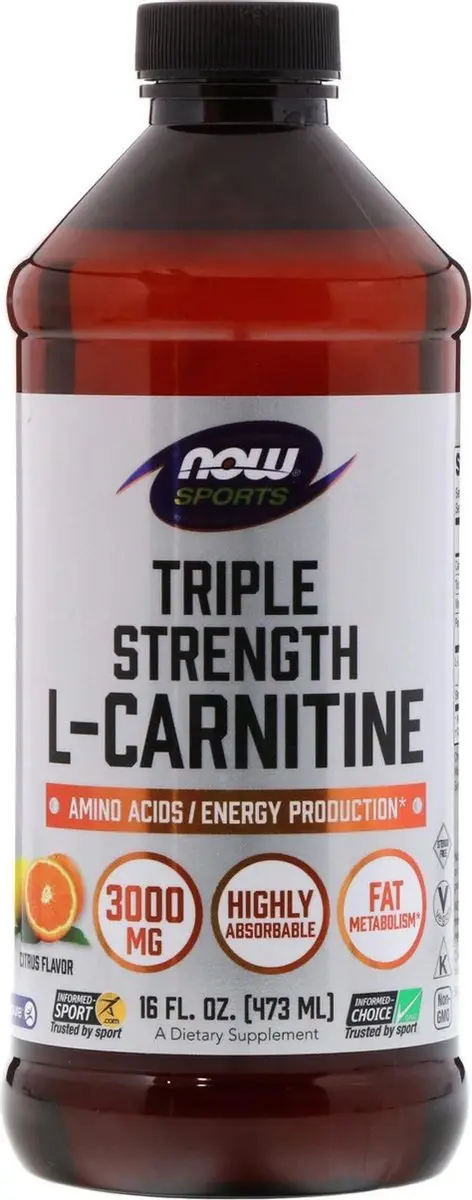 Now Foods Liquid L-Carnitine Triple Strength 473ml