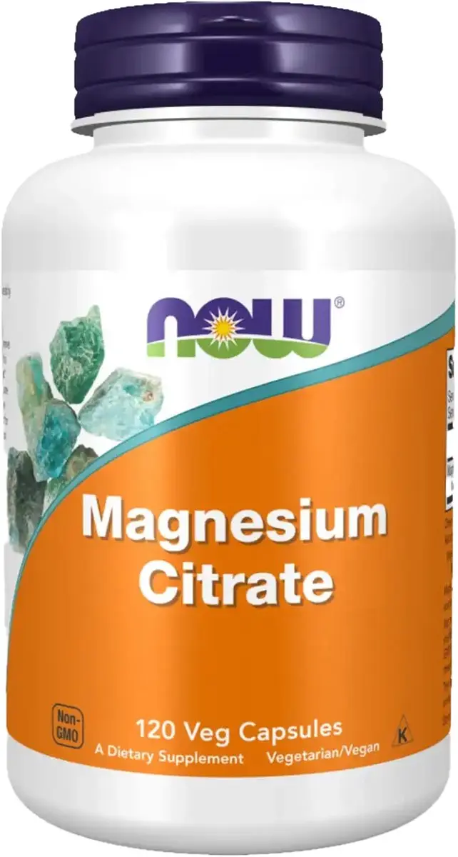 Now Foods Magnesium Citraat 120 Vcaps