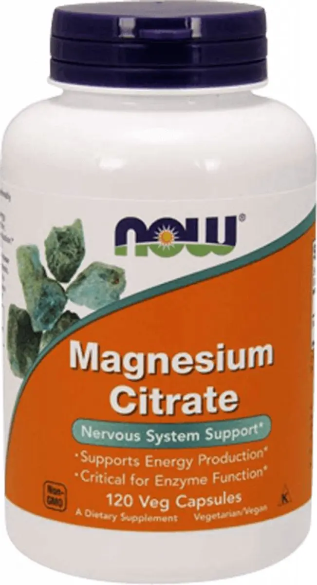 Now Foods Magnesium Citraat 120 Vcaps