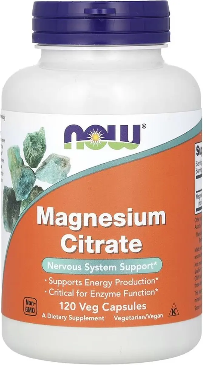 Now Foods Magnesium Citraat 120 Vcaps