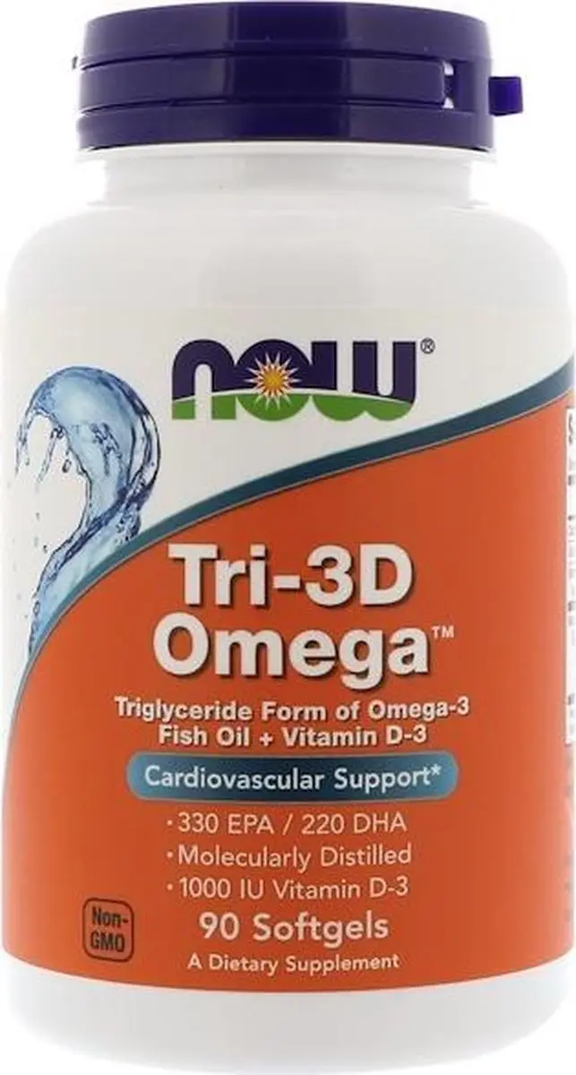 Now Foods Tri-3D Omega Visolie - 90 Softgels