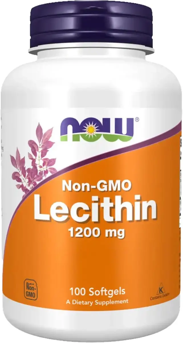 Now Foods Lecithin 1200mg Softgels