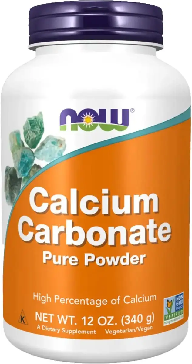 Now Foods Calciumcarbonaat Poeder 340g