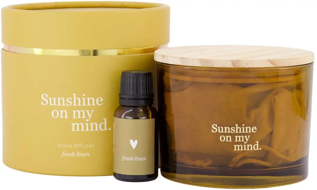 Zusss Lavastenen Sunshine On My Mind Glas Gold