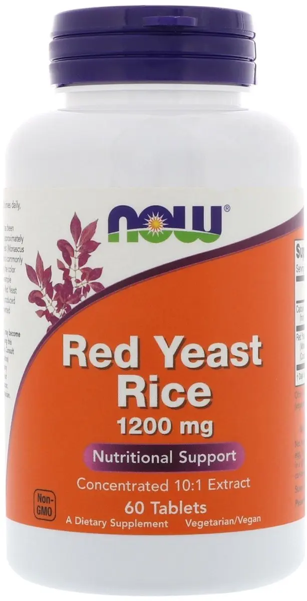 Now Foods Rode Rijst Gist 1200mg 10:1 Extract