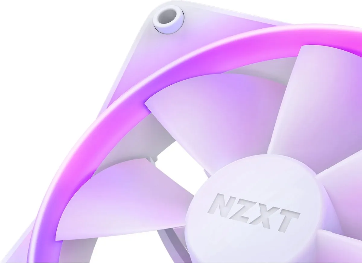NZXT F140 RGB Duo RF-D14DF-W1 - 2x 140mm Ventilatoren - Wit