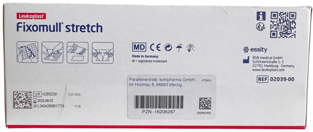 Fixomull Stretch 10Mx20Cm2039