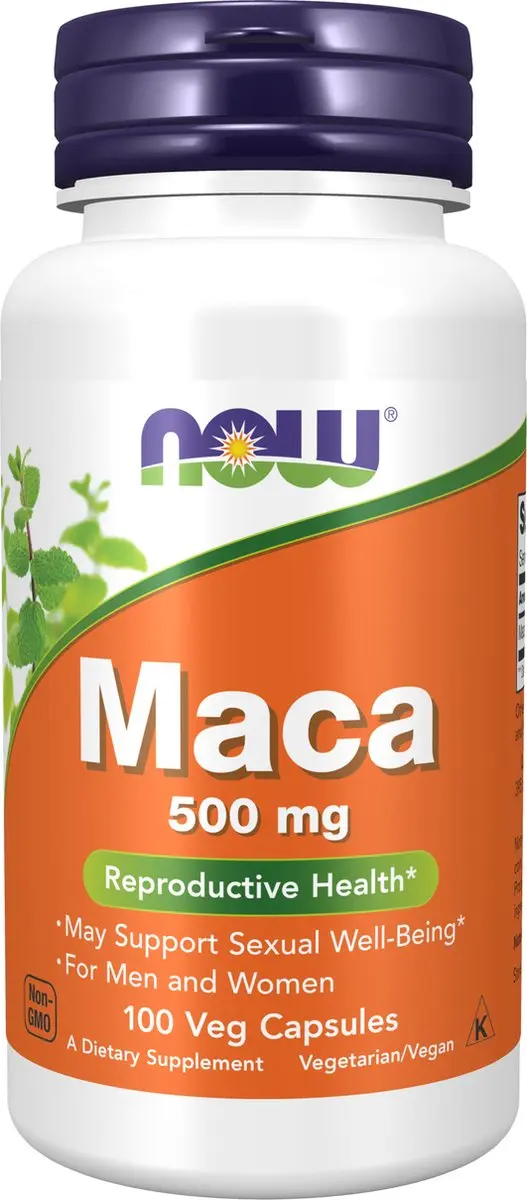 Now Foods Maca 500mg 100 Capsules