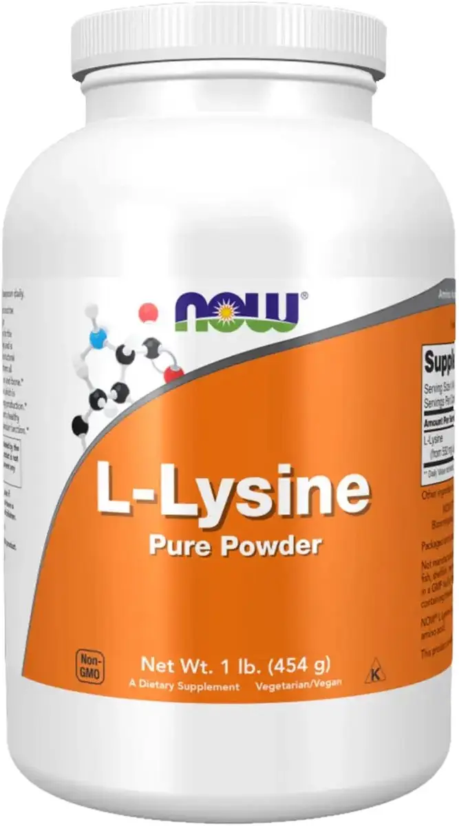 Now Foods L-Lysine Poeder 454g