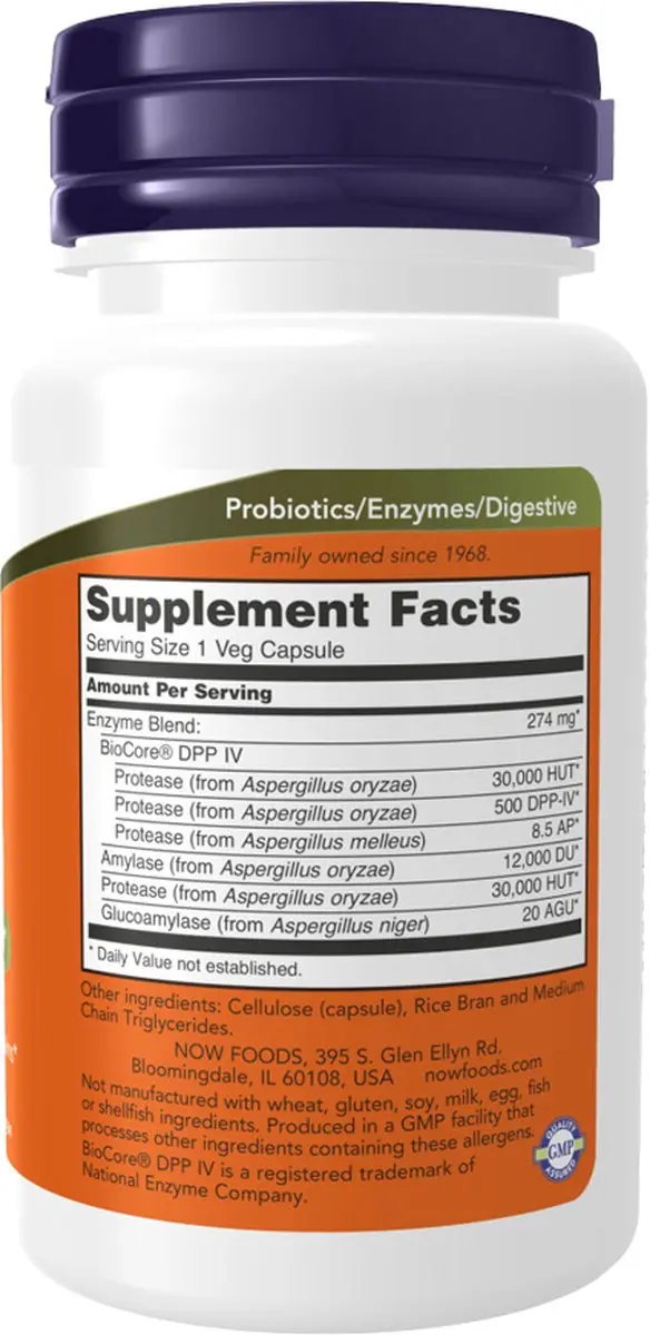 Now Foods Gluten Digest 60 Veg Capsules