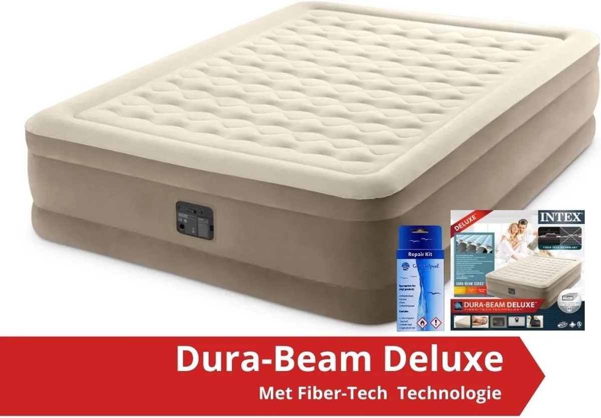 Intex Ultra Plush Luchtbed 2 Persoons