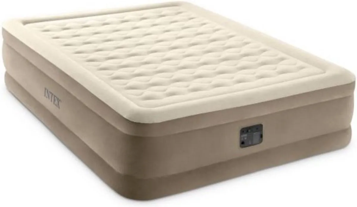 Intex Ultra Plush Luchtbed 2 Persoons - 203x152x46cm - Beige - afbeelding 6 van 6