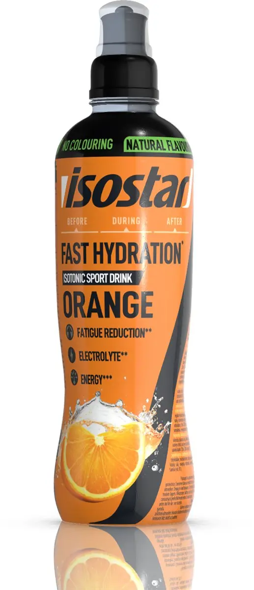 Isostar Fast Hydration Sportdrank Oranje 500ml