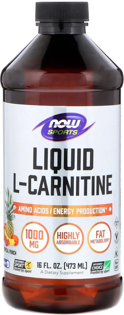 Now Foods Liquid L-Carnitine 1000mg 473ml