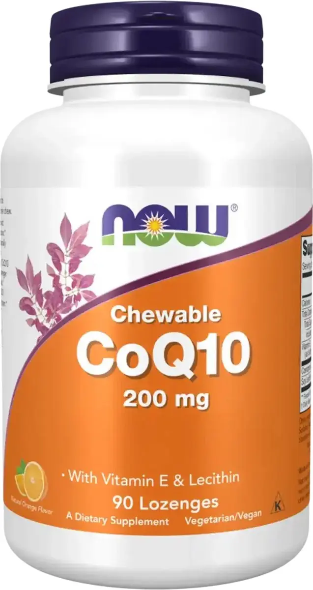 Now Foods CoQ10 200mg met Vitamine E