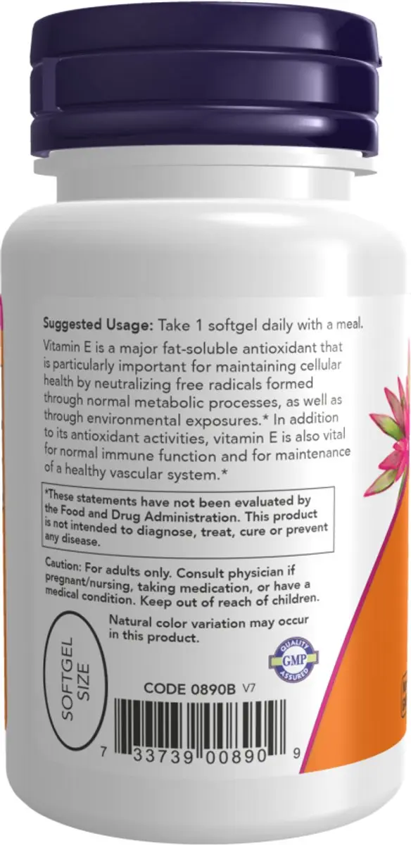 Now Foods Vitamine E 400IU - 100 Softgels