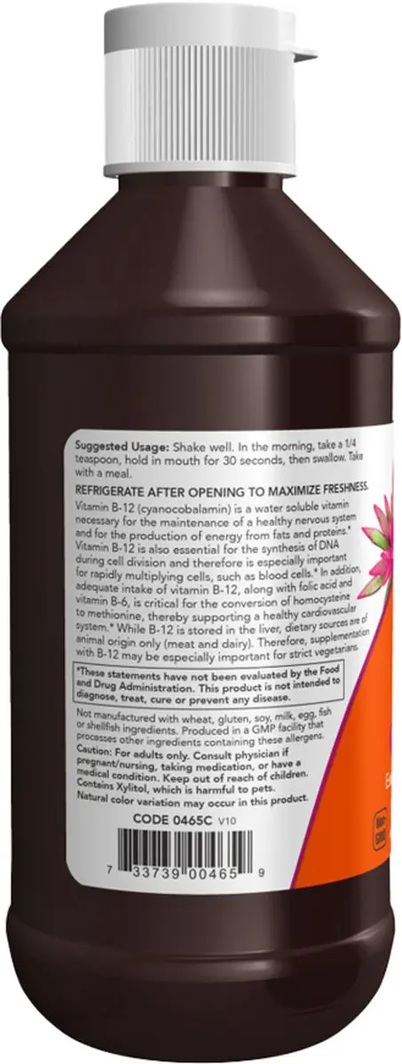 Now Foods Vitamine B-12 Liquid 59ml