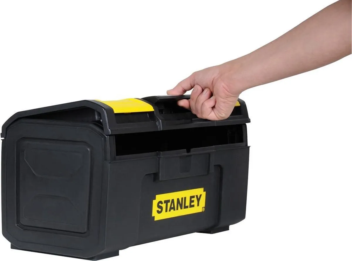 Stanley Gereedschapskoffer 24" 1-79-218 - Automatische vergrendeling - Zwart/Geel