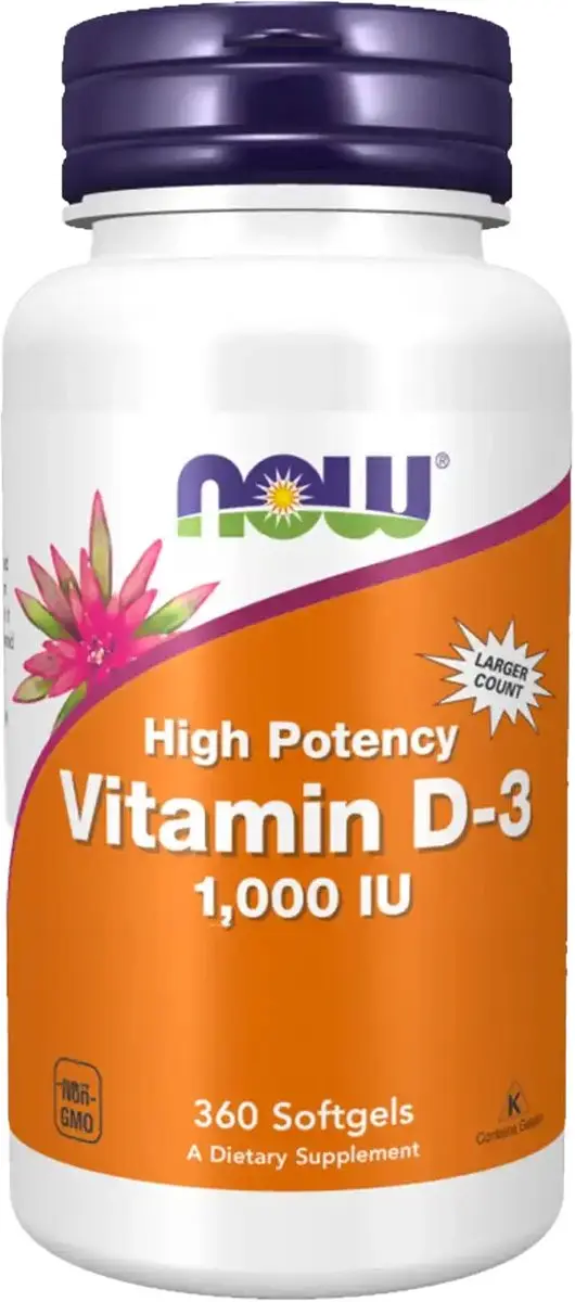 Now Foods Vitamine D3 1000IE